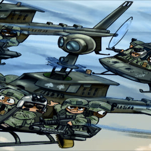 BELL OH-58 GAMING MAT