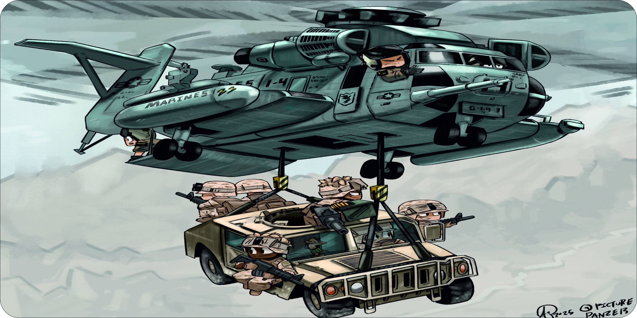 CH-53E SUPER STALLION GAMING MAT