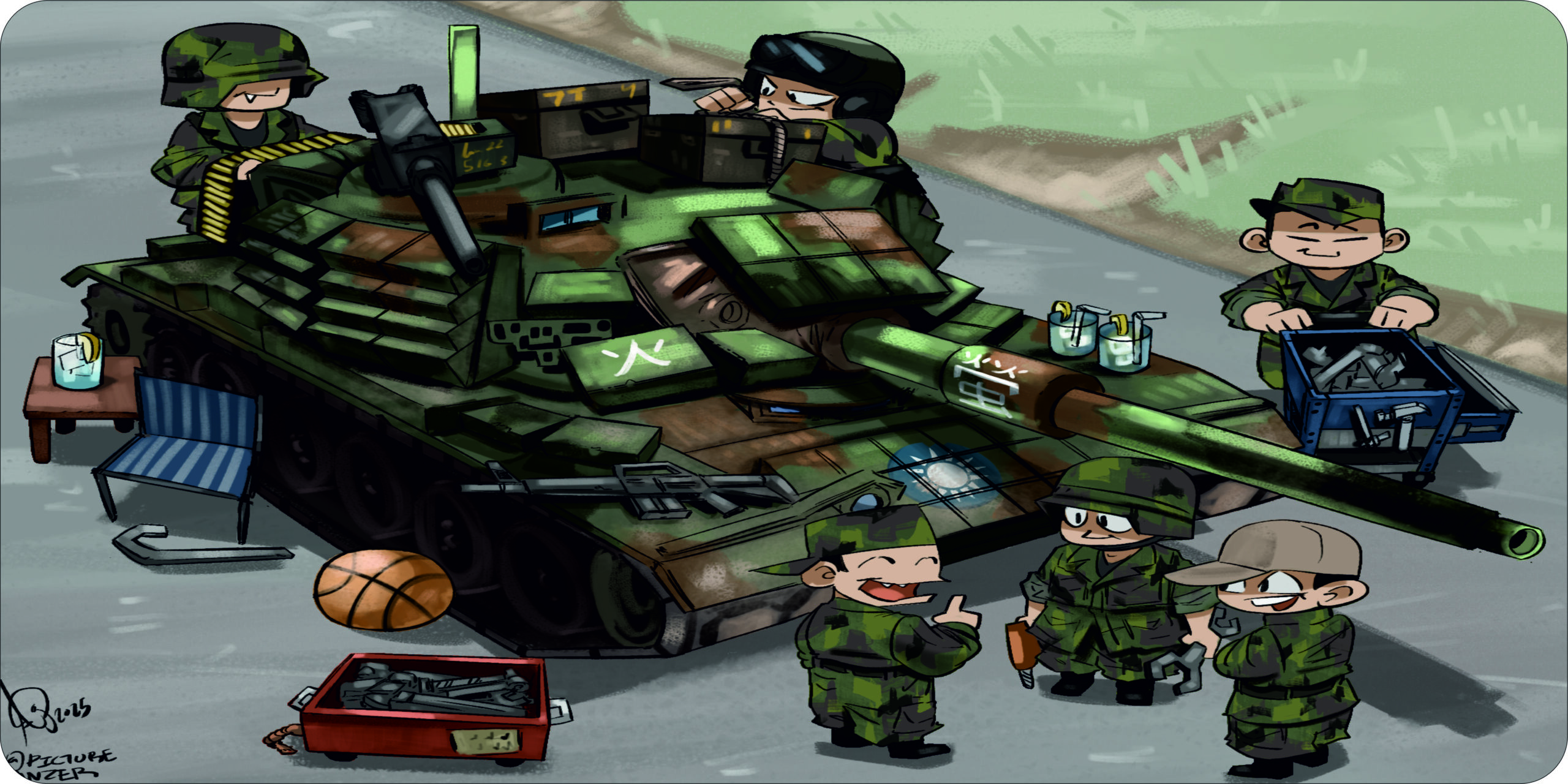 CM-11 BRAVE TIGER GAMING MAT