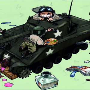 HAPPY D-DAY GAMING MAT