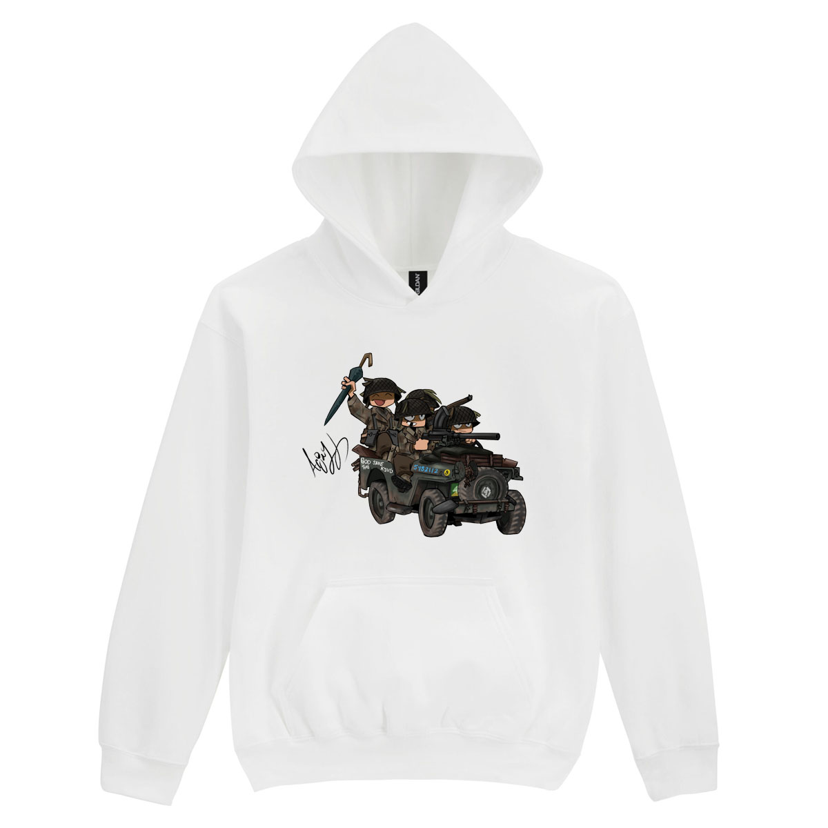 Children's British Airborne Jeep Hoodie